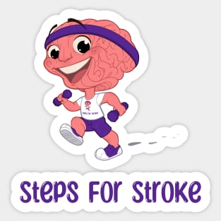 Brainy: Steps For Stroke Sticker